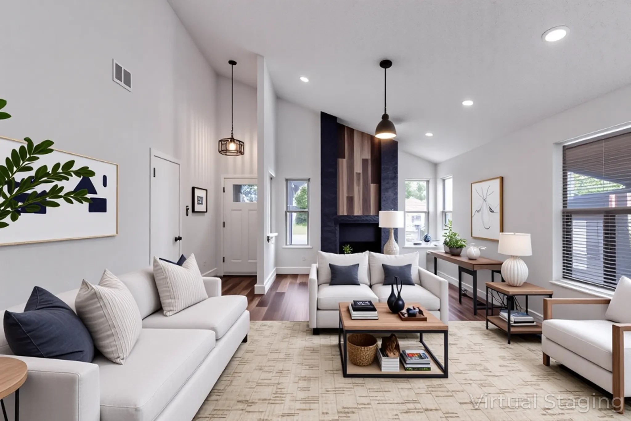 23426 Prairie Bird Drive Spring, TX 77373 - Photo 5 of 34 a living room with furniture ceiling fan and a rug