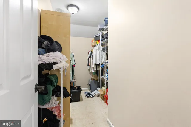 a view of storage and utility room