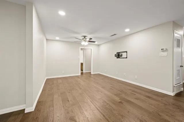 wooden floor in an empty room