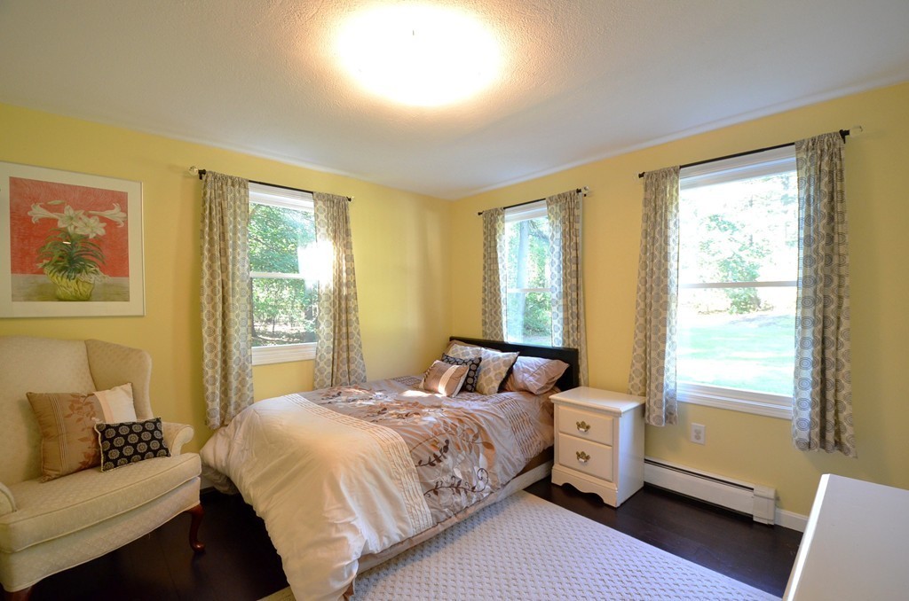 335 Littleton Road Harvard, MA 01451 - Photo 18 of 24 a bedroom with a bed and wooden floor