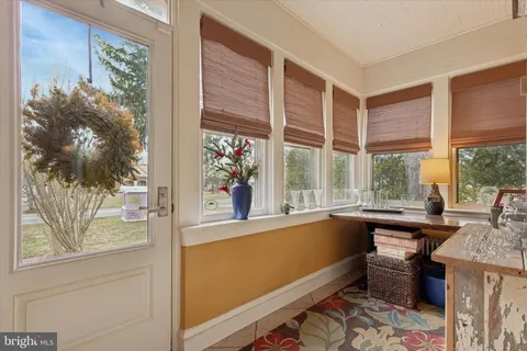 a view of a living room and a window