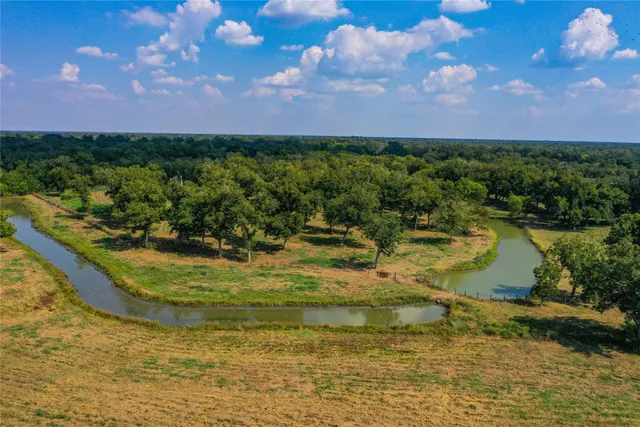a view of a lake with outdoor space