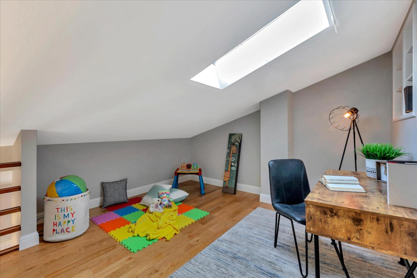 10961 Northsky Square Cupertino, CA 95014 - Photo 18 of 50 a view of a workspace with furniture and wooden floor