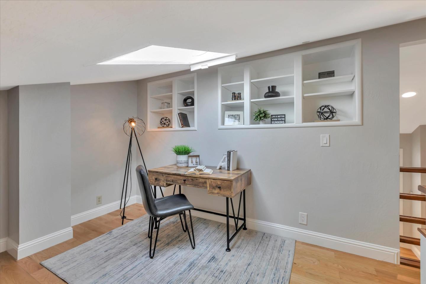 10961 Northsky Square Cupertino, CA 95014 - Photo 19 of 50 a view of a workspace with furniture and wooden floor