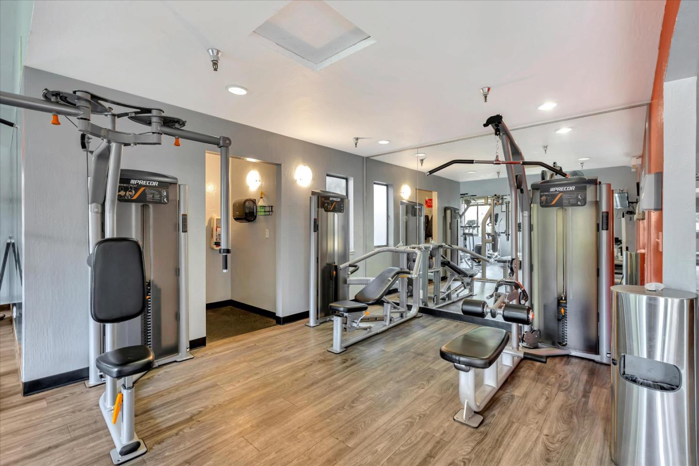 10961 Northsky Square Cupertino, CA 95014 - Photo 40 of 50 a view of a room with gym equipment