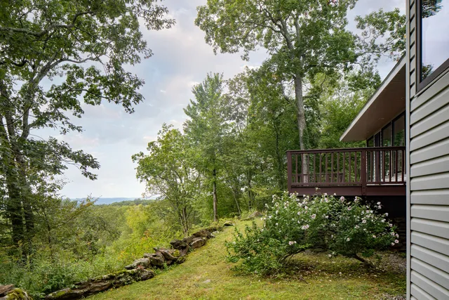a house with trees in front of it