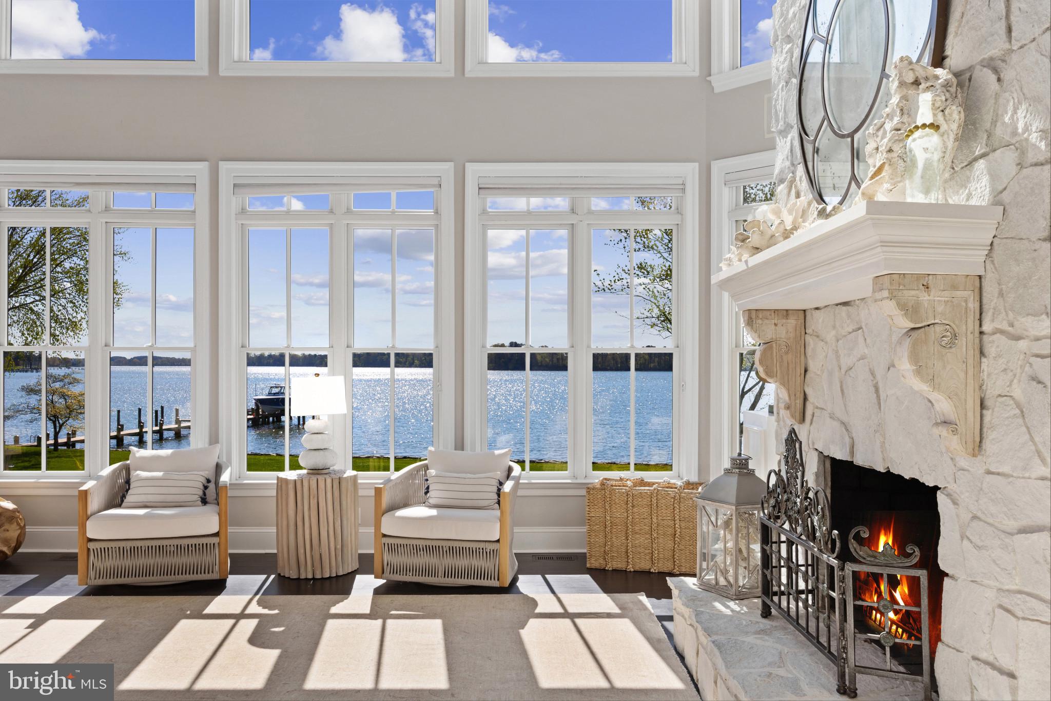 200 Wye Road Queenstown, MD 21658 - Photo 11 of 71 Water views from main living area