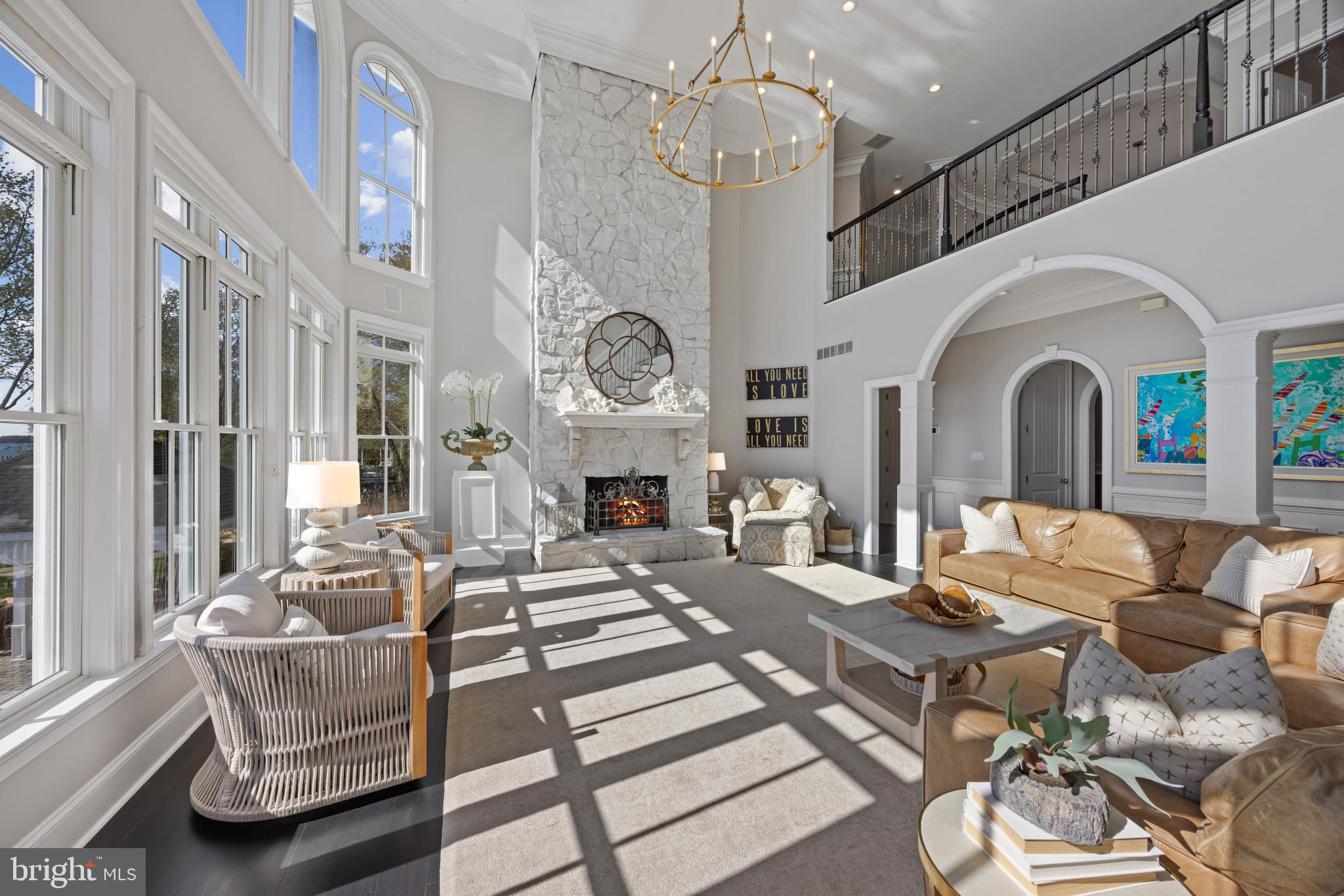 200 Wye Road Queenstown, MD 21658 - Photo 14 of 71 Comfortable & refined living room filled w/ light