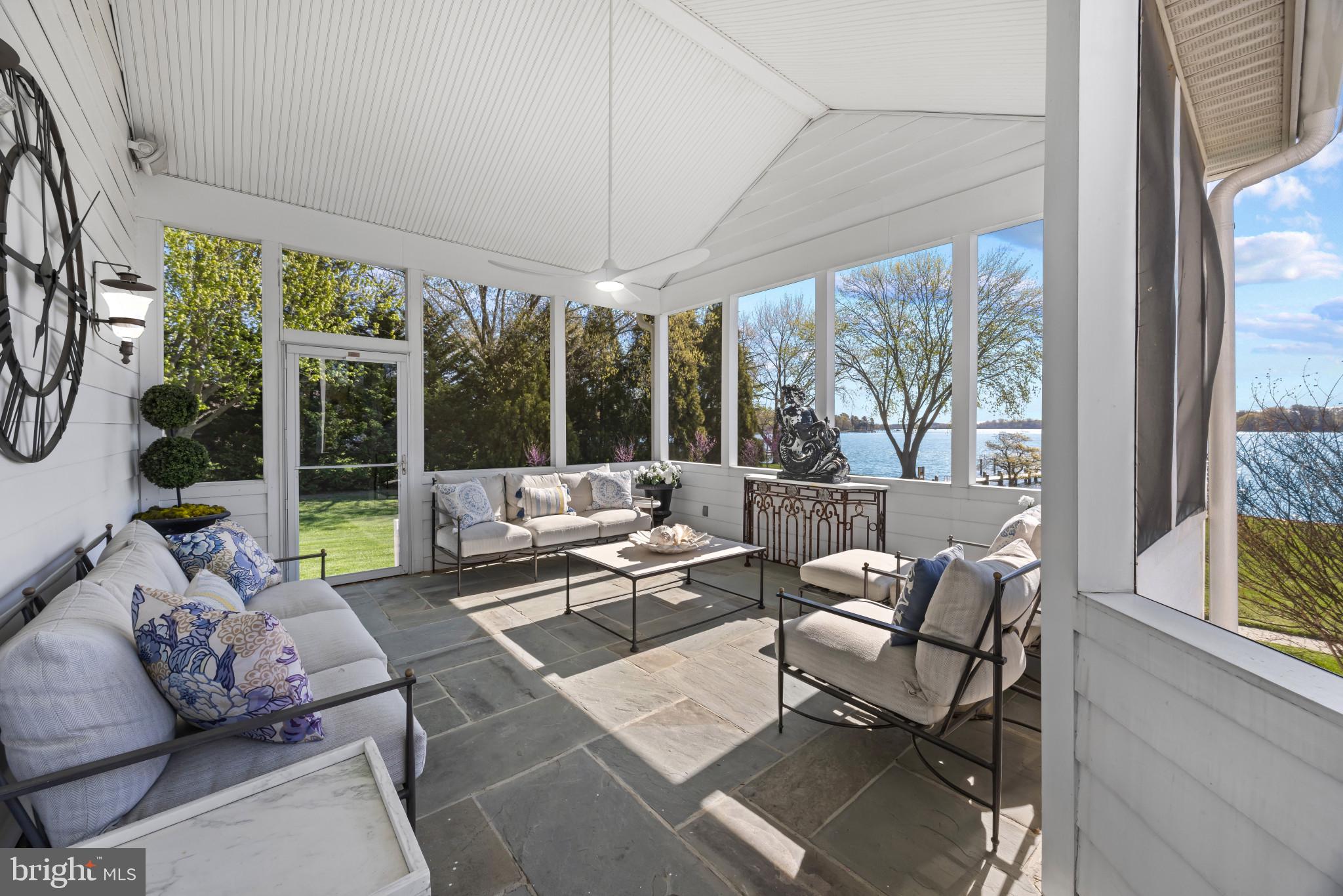 200 Wye Road Queenstown, MD 21658 - Photo 20 of 71 Screened porch overlooking water