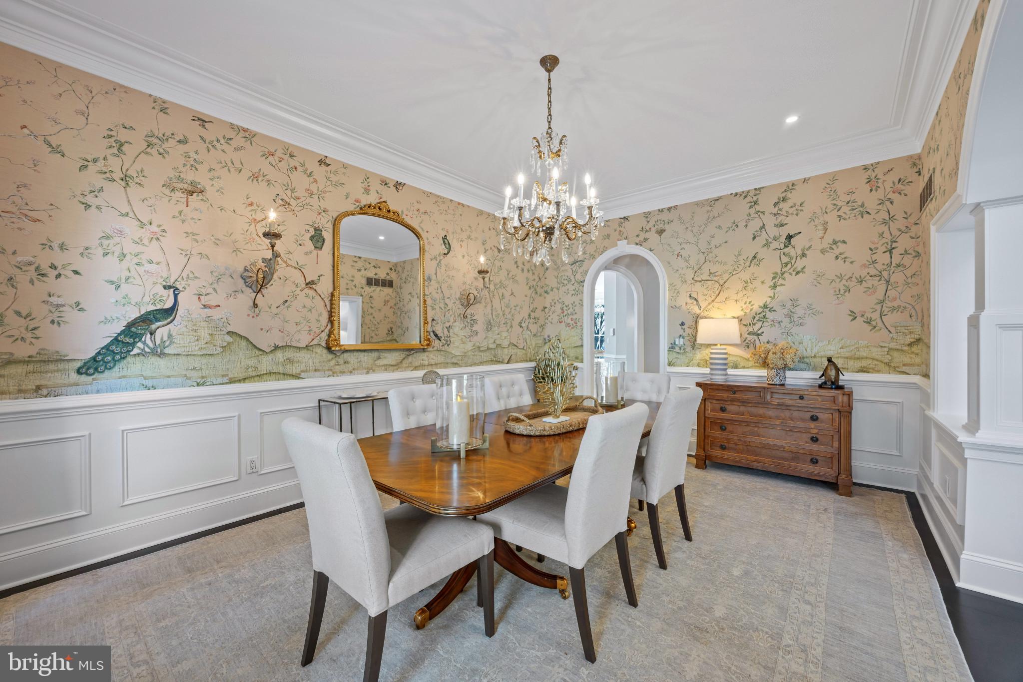 200 Wye Road Queenstown, MD 21658 - Photo 27 of 71 Custom millwork, hand painted wall paper from UK