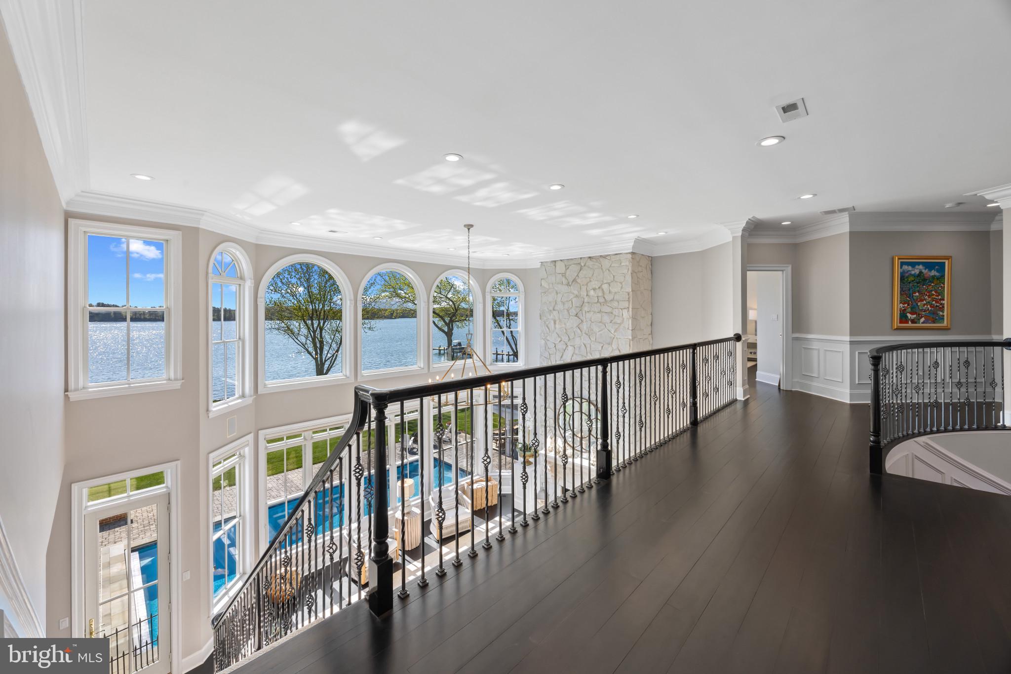 200 Wye Road Queenstown, MD 21658 - Photo 43 of 71 Second-floor walkway with open views to the Wye