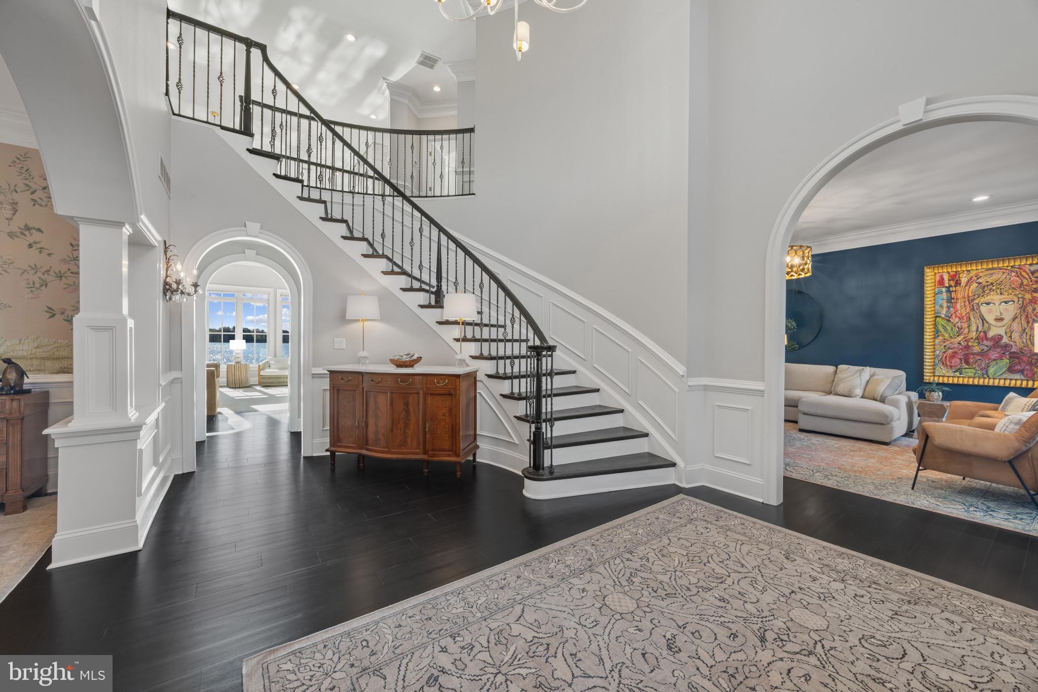 200 Wye Road Queenstown, MD 21658 - Photo 8 of 71 Light-filled foyer with refined finishes
