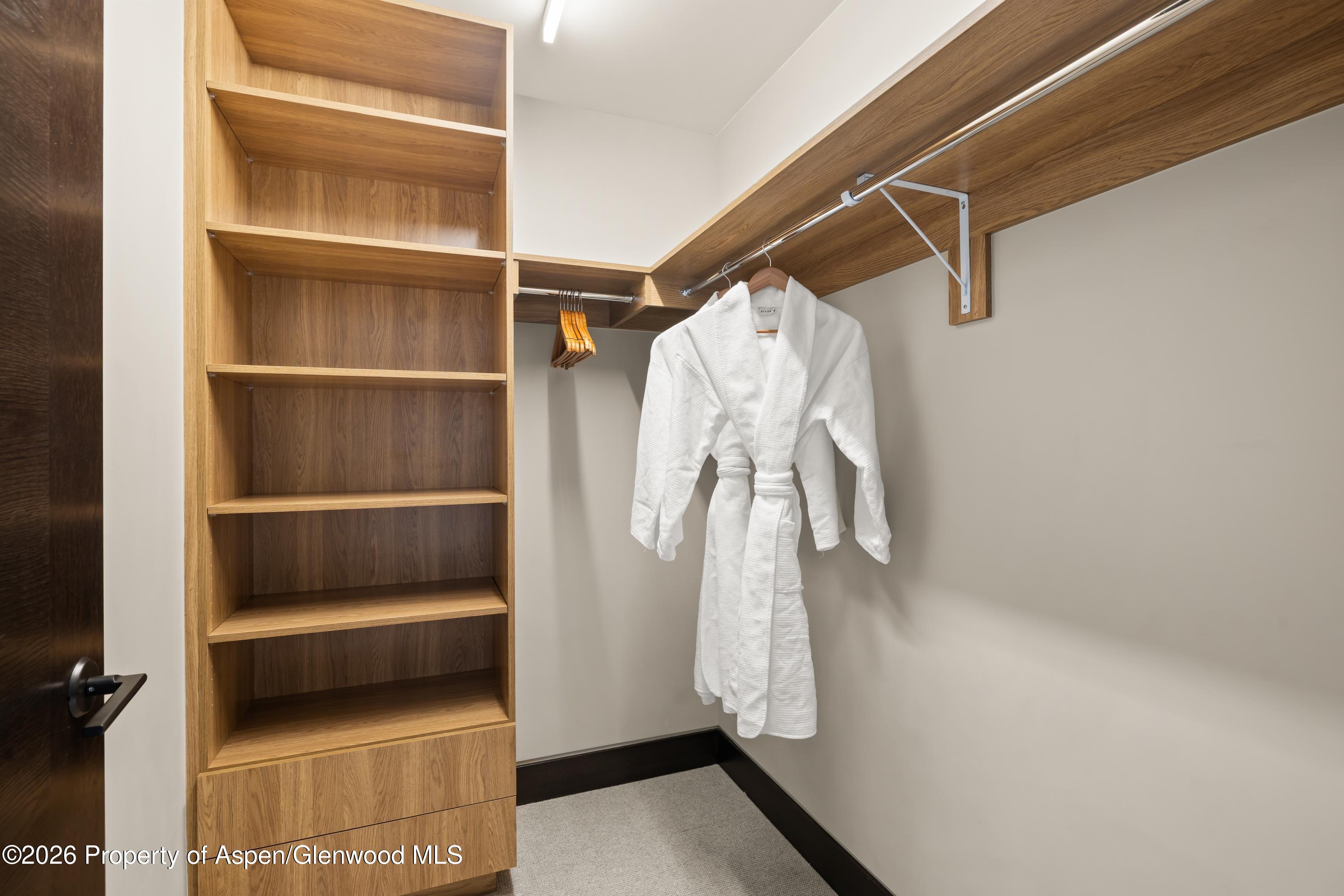 77 Wood Road, Unit 703 EAST Snowmass Village, CO 81615 - Photo 12 of 21 a view of walk in closet with clothes and shoes