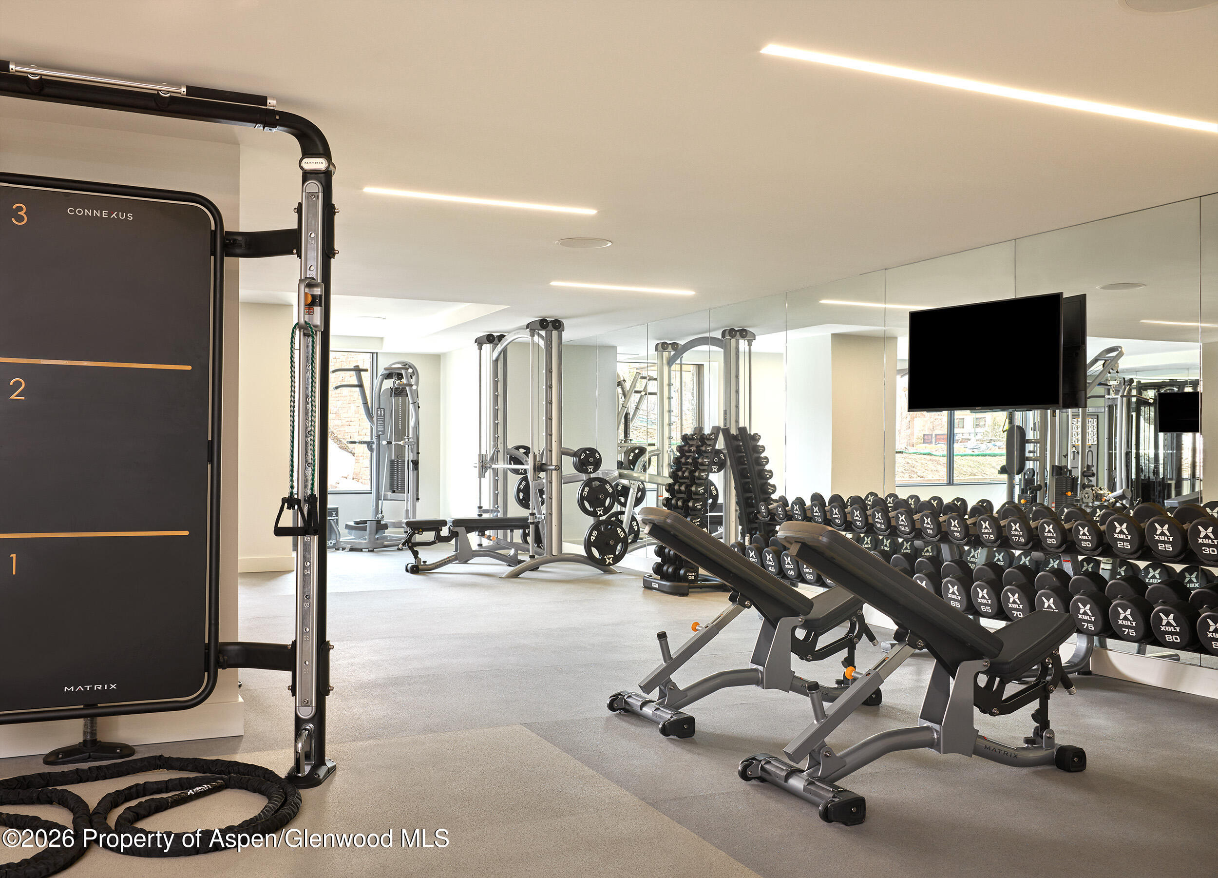 77 Wood Road, Unit 703 EAST Snowmass Village, CO 81615 - Photo 20 of 21 a view of a room with gym equipment