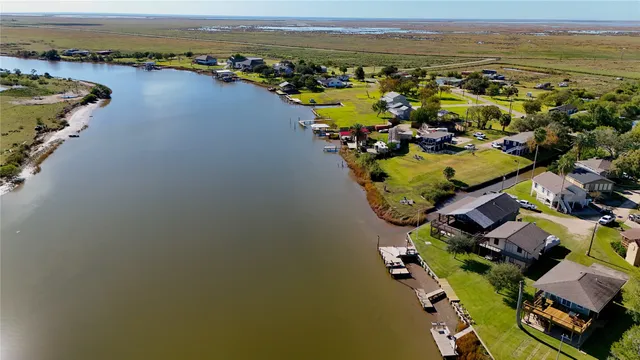 an aerial view of beach and ocean view