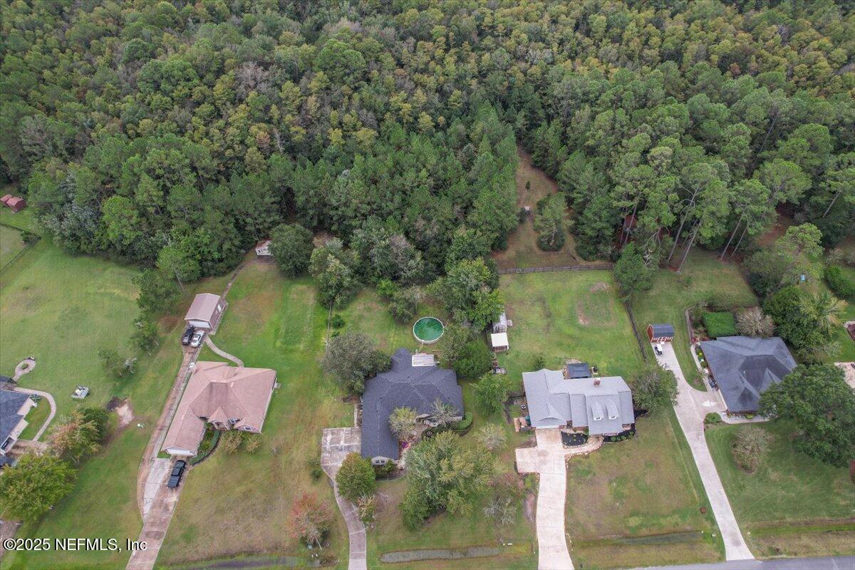 55214 Yellow Jacket Drive Callahan, FL 32011 - Photo 31 of 32 an aerial view of a house with outdoor space and lake view