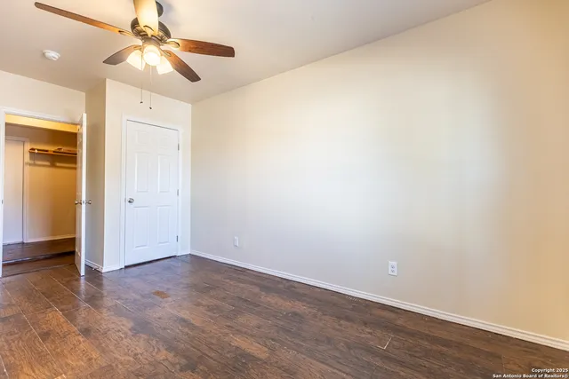 wooden floor in an empty room
