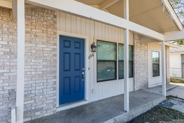 a view of front door of a building