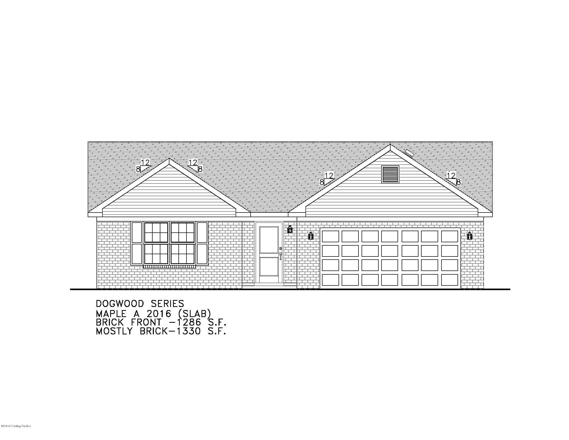 Lot 79 Golden Wing Road Mount Washington, KY 40047 - Photo 1 of 1 Maple A 2016-Front Elev