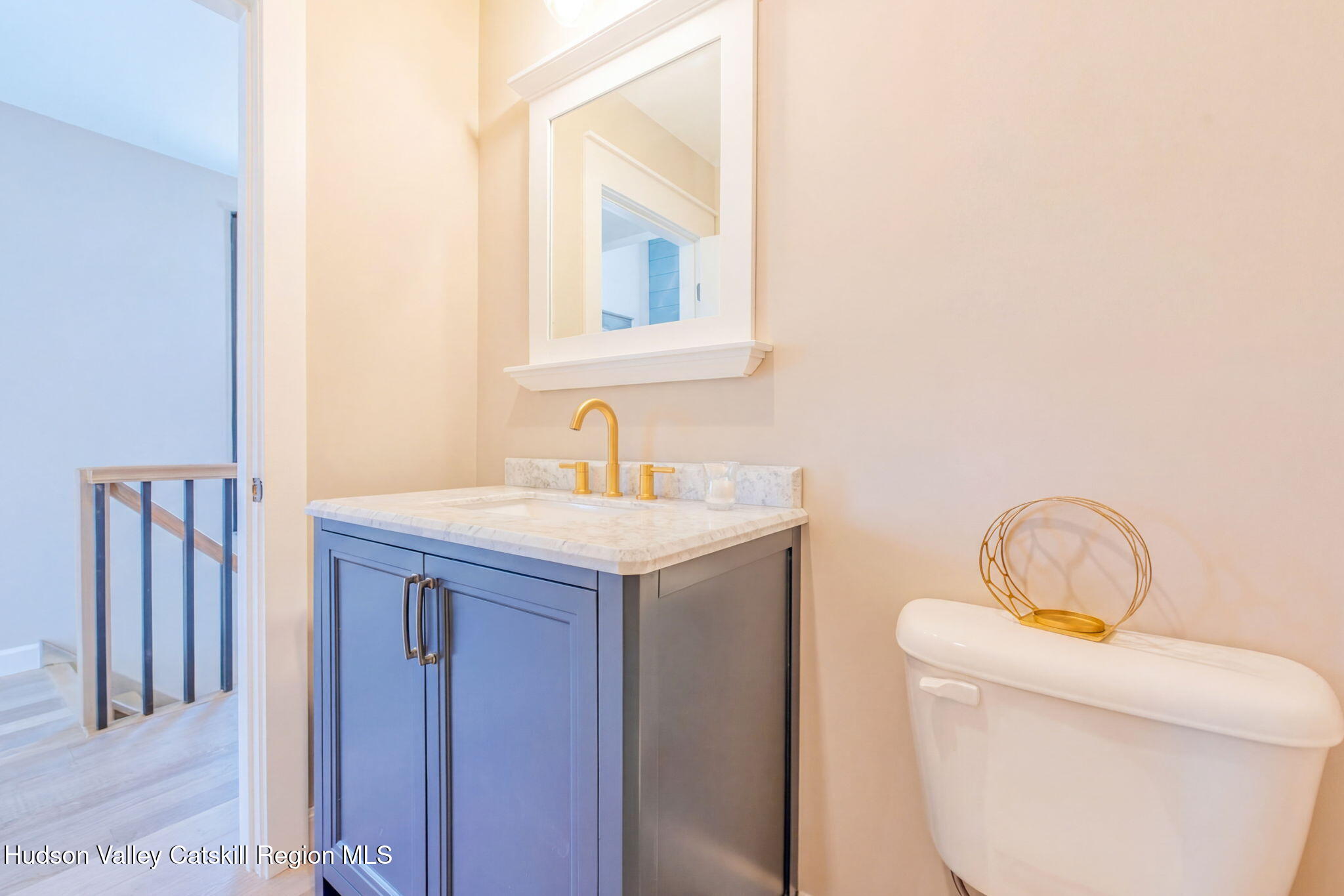 11 Mueller Road Saugerties, NY 12453 - Photo 18 of 36 a bathroom with a sink and a mirror