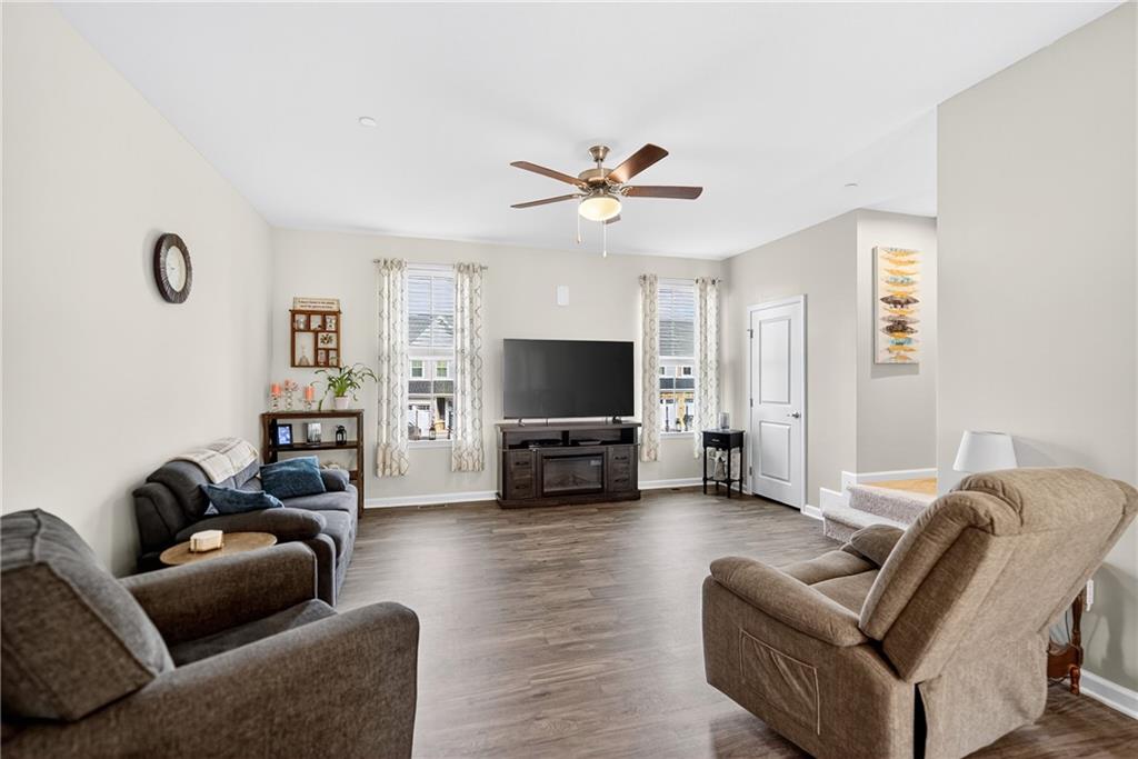 2019 Cade Drive Monaca, PA 15061 - Photo 22 of 37 a living room with furniture and a flat screen tv