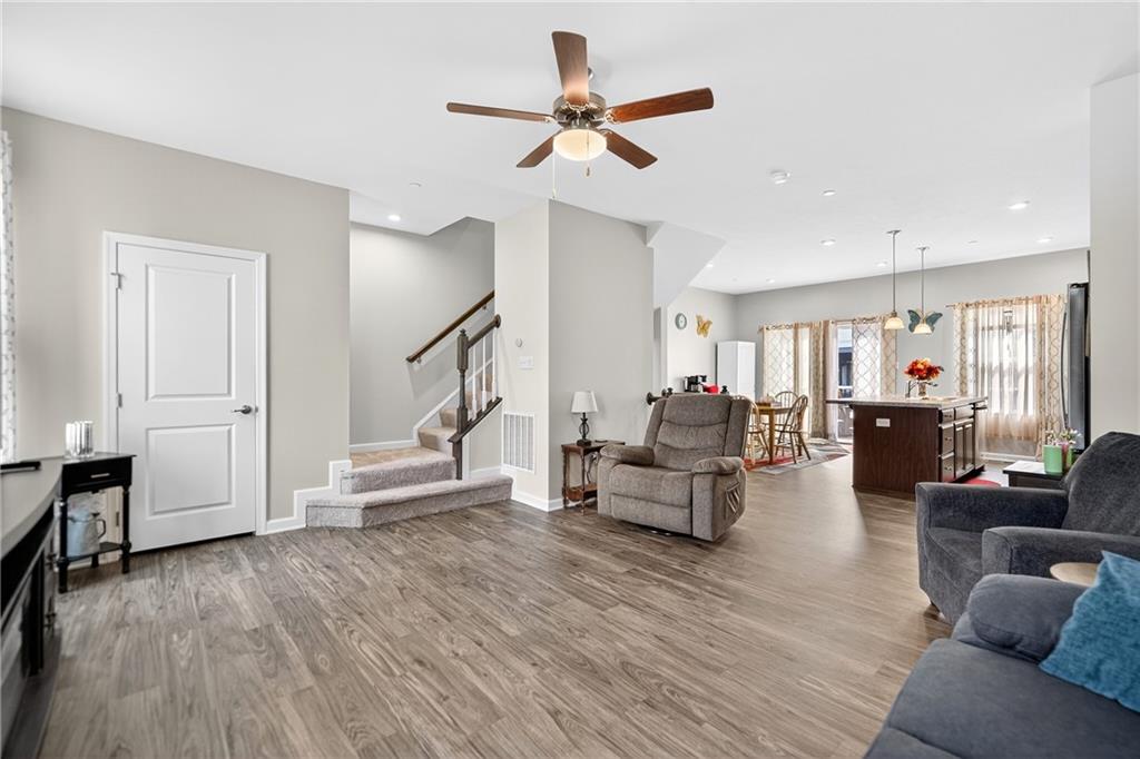 2019 Cade Drive Monaca, PA 15061 - Photo 24 of 37 a living room with furniture and a wooden floor