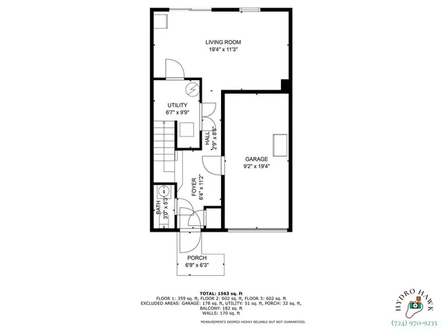 a picture of a floor plan