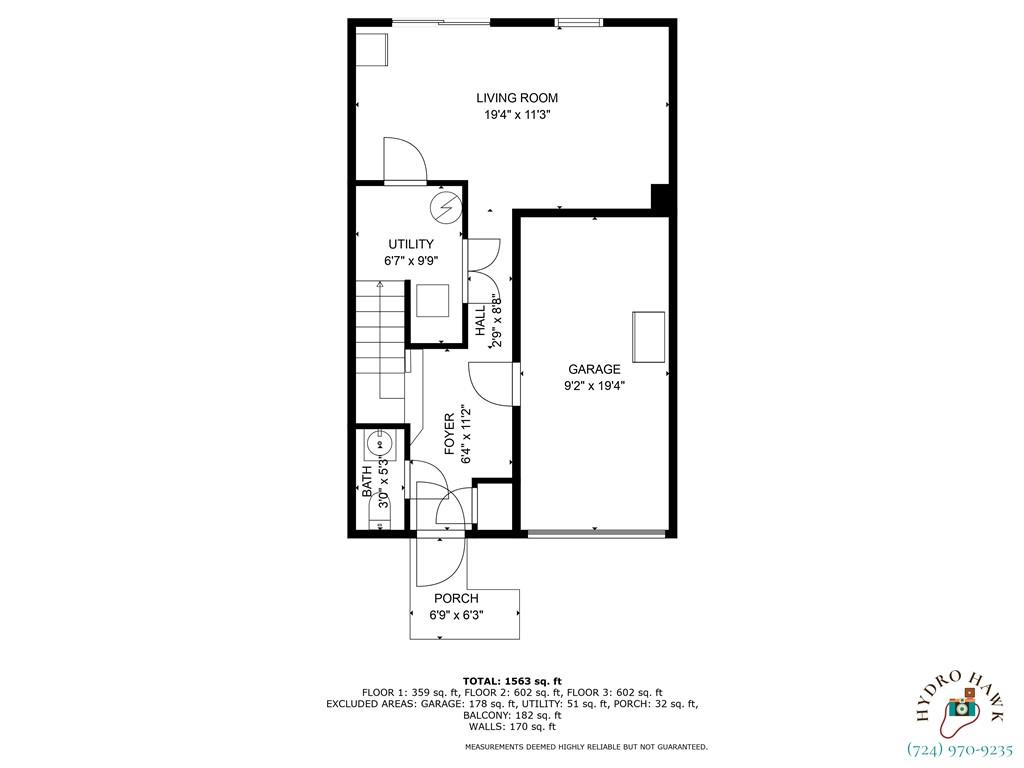 2019 Cade Drive Monaca, PA 15061 - Photo 7 of 37 a picture of a floor plan