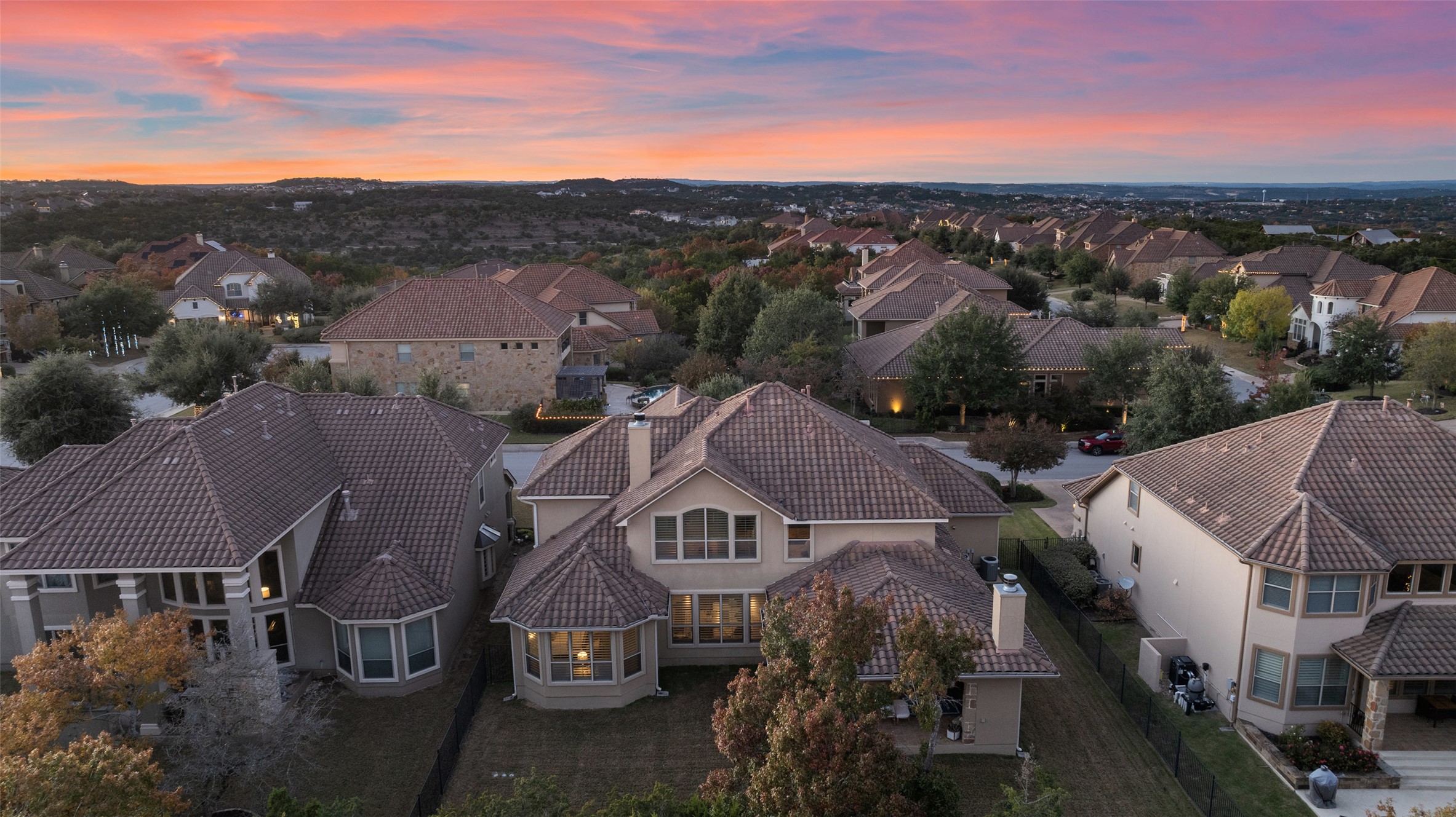4105 Vail Divide Austin, TX 78738 - Photo 39 of 40 an aerial view of a house
