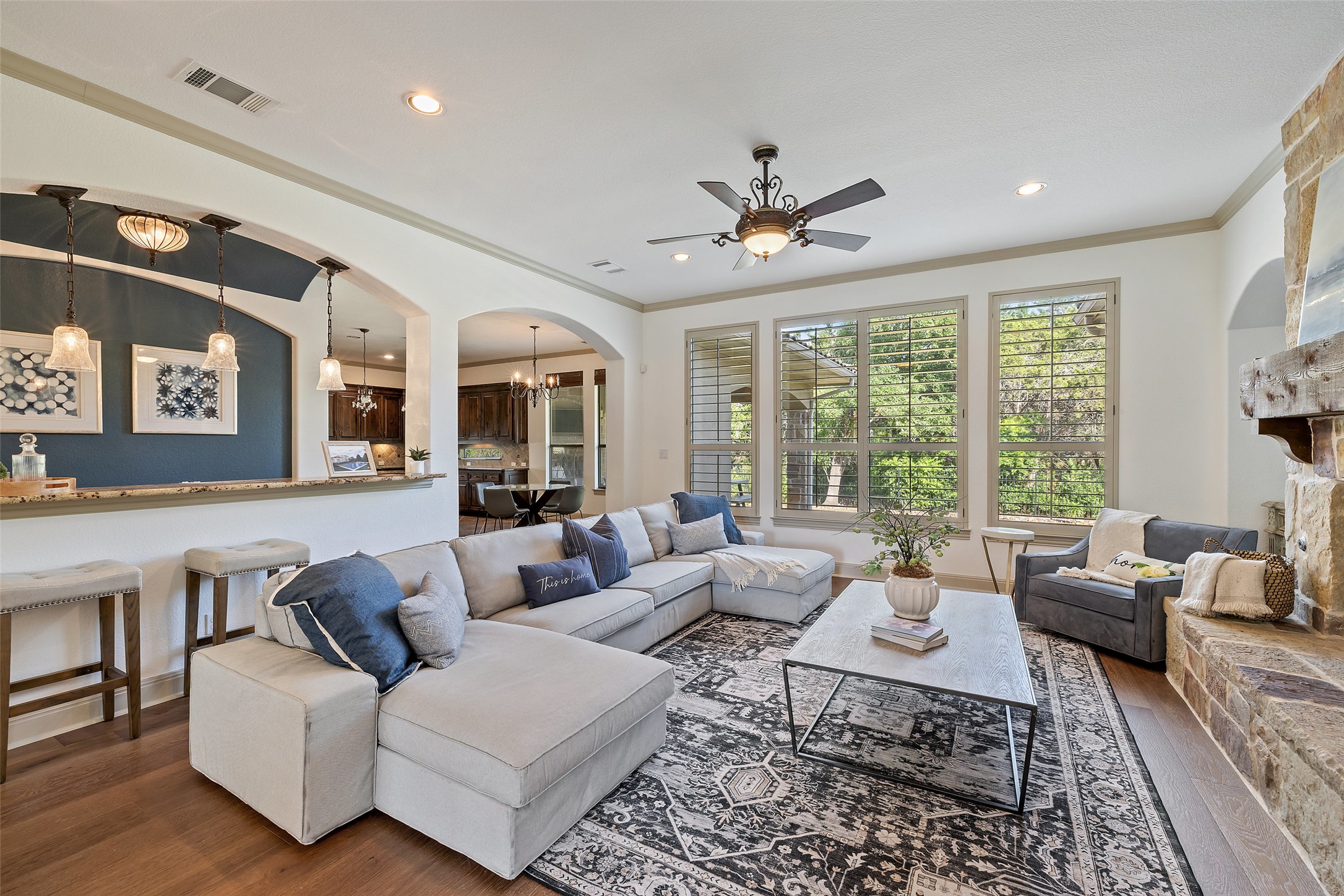 4105 Vail Divide Austin, TX 78738 - Photo 5 of 40 a living room with furniture and a large window