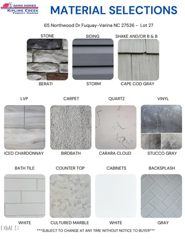 $439,400 | 65 Northwood Drive, Fuquay-Varina, NC 27526