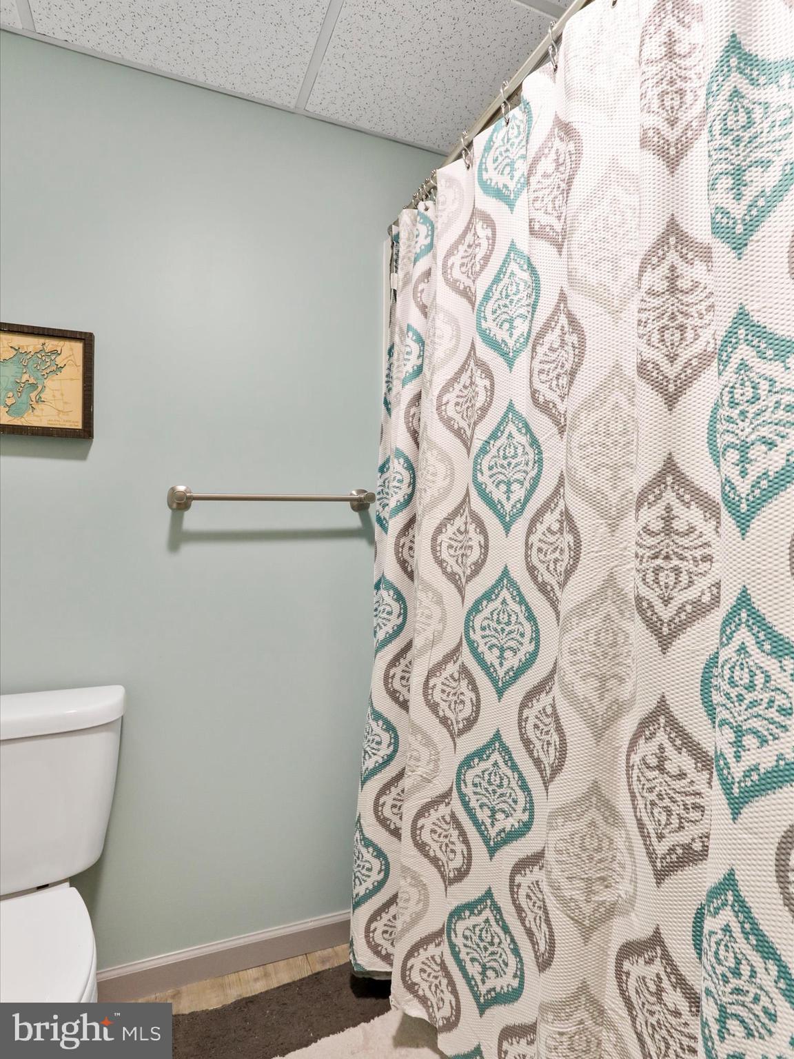 416 Castleton Drive Chambersburg, PA 17202 - Photo 42 of 51 a white toilet sitting next to a shower curtain
