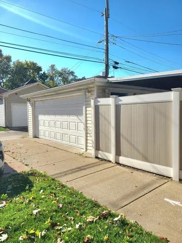 a view of a backyard of a house