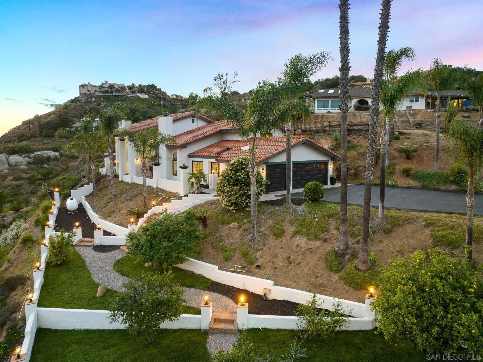 2044 Eula Lane El Cajon, CA 92019 - Photo 3 of 47 an aerial view of residential houses with outdoor space and trees