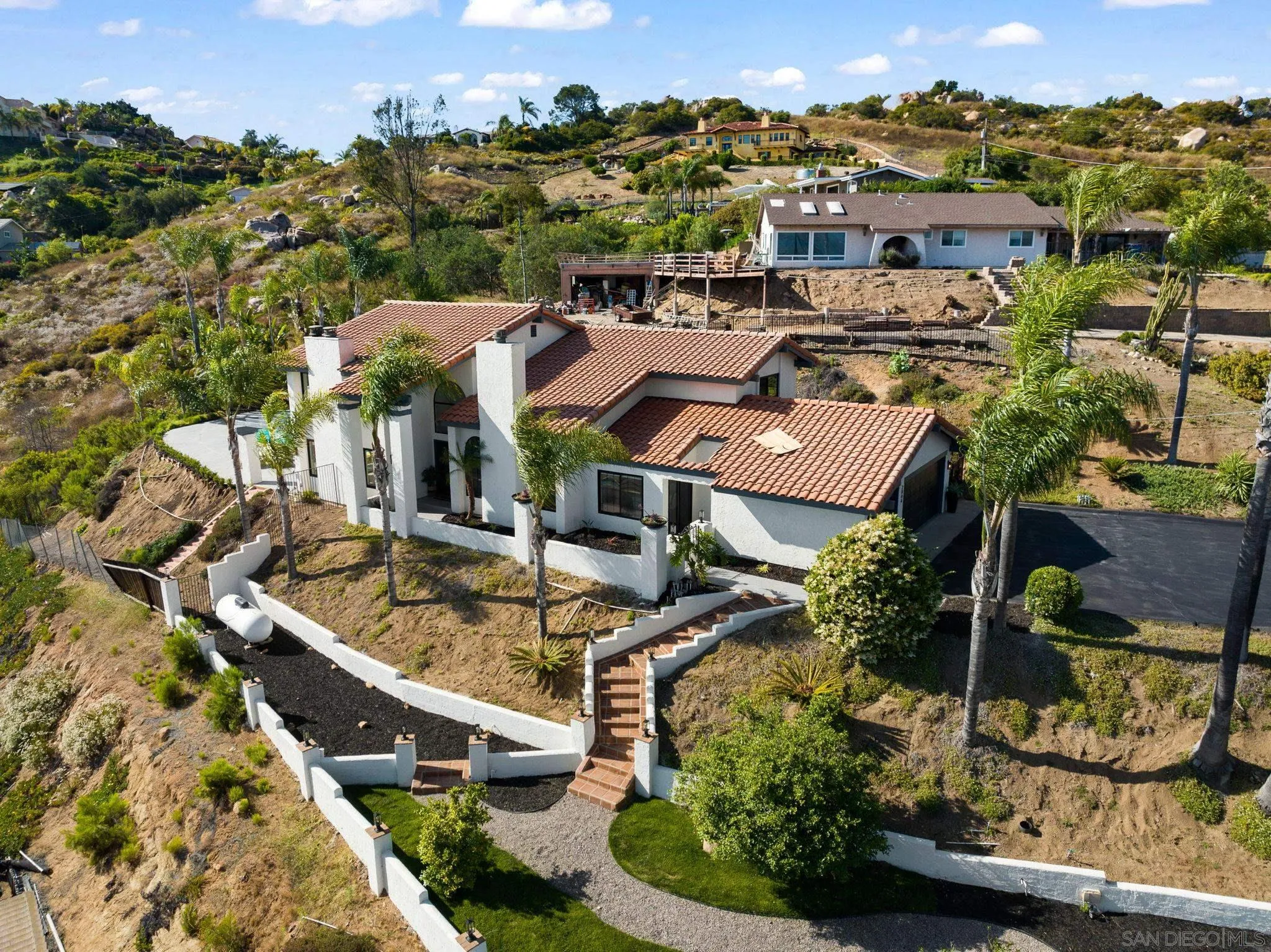2044 Eula Lane El Cajon, CA 92019 - Photo 44 of 47 an aerial view of a house with a garden