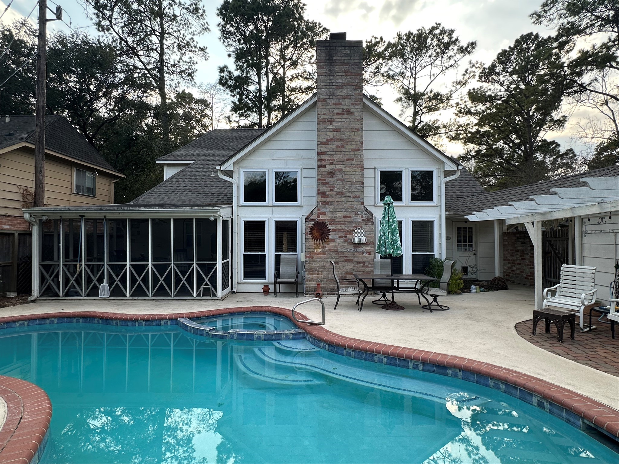 16114 Hexham Drive Spring, TX 77379 - Photo 4 of 18 A view of the backyard and pool.