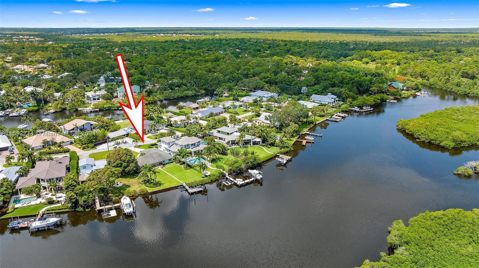 a view of a lake with a mountain