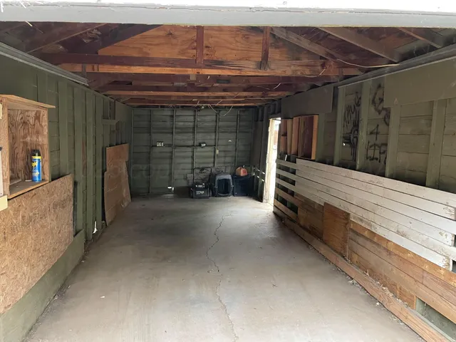 a view of backyard with tree