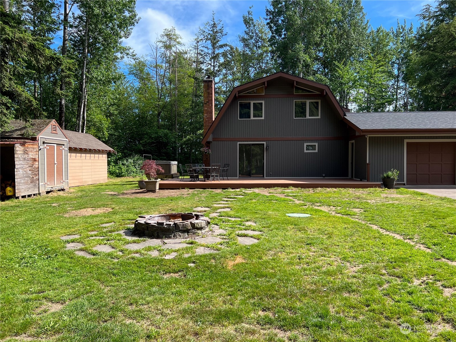 1958 Zell Road Ferndale, WA 98248 - Photo 7 of 28 a front view of house with yard and green space