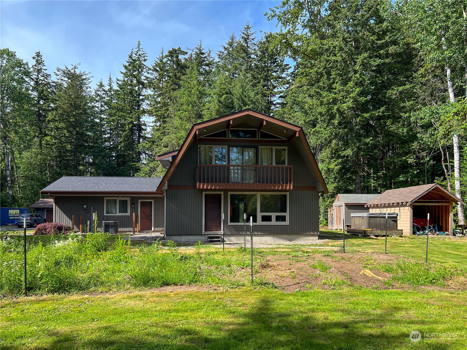 1958 Zell Road Ferndale, WA 98248 - Photo 8 of 28 a front view of a house with garden
