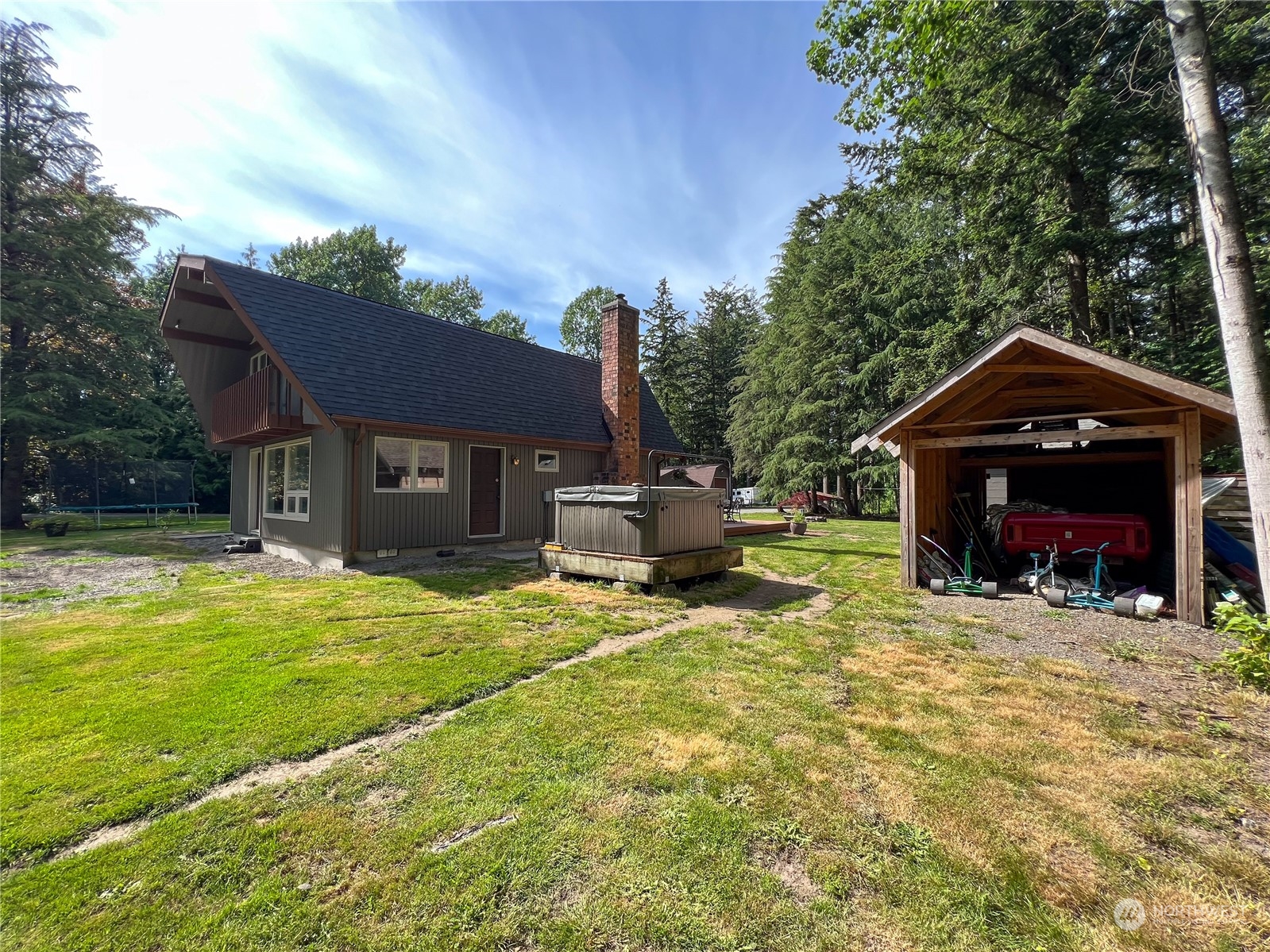 1958 Zell Road Ferndale, WA 98248 - Photo 10 of 28 a view of a house with backyard and sitting area