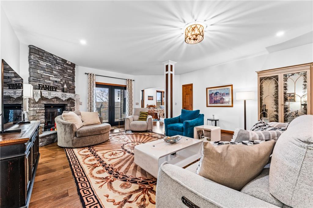 365 South Penn Road Franklin, PA 16323 - Photo 13 of 48 a living room with furniture and a chandelier