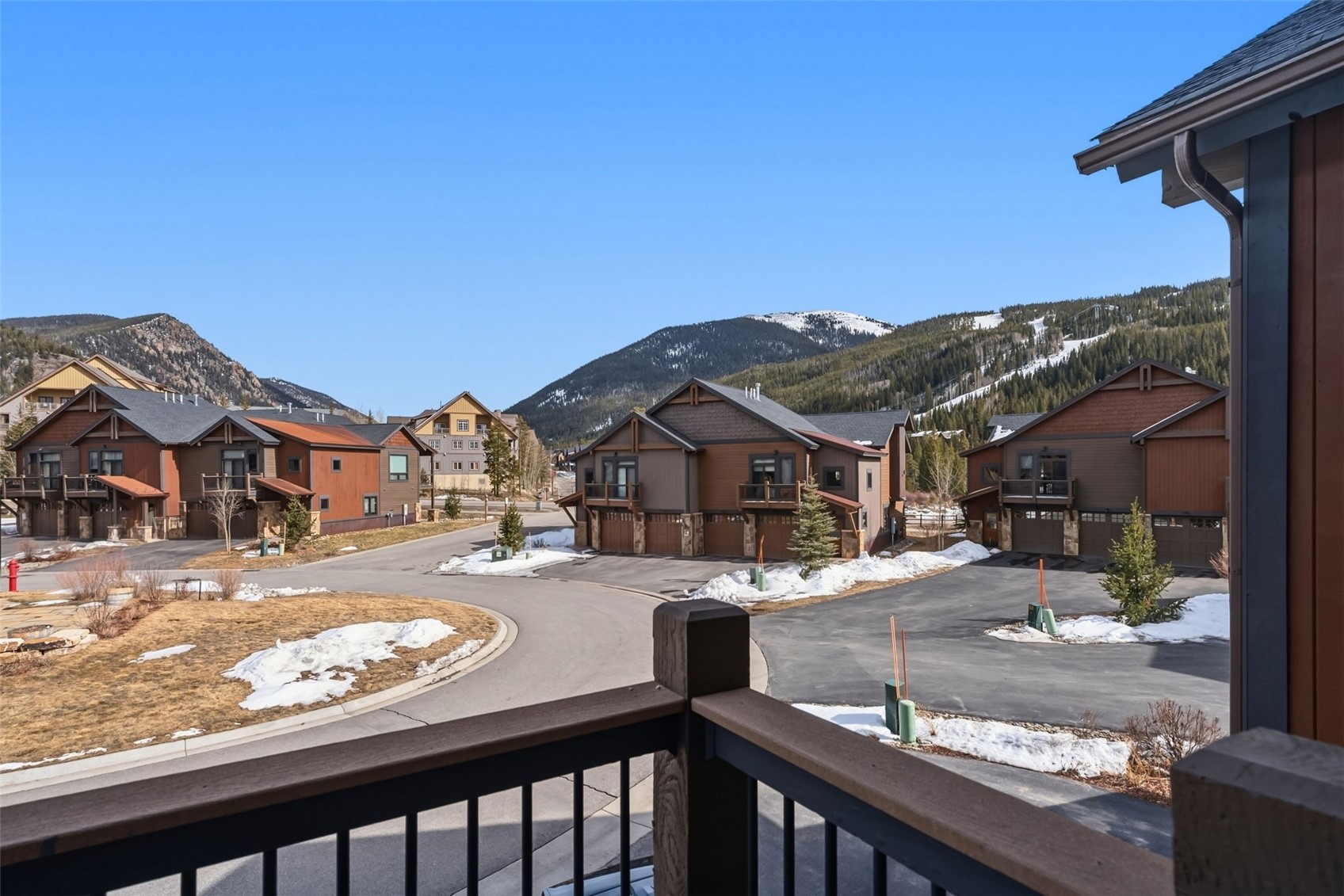 59 Erickson Loop, Unit 4B Keystone, CO 80435 - Photo 29 of 50 a view of a city from a balcony