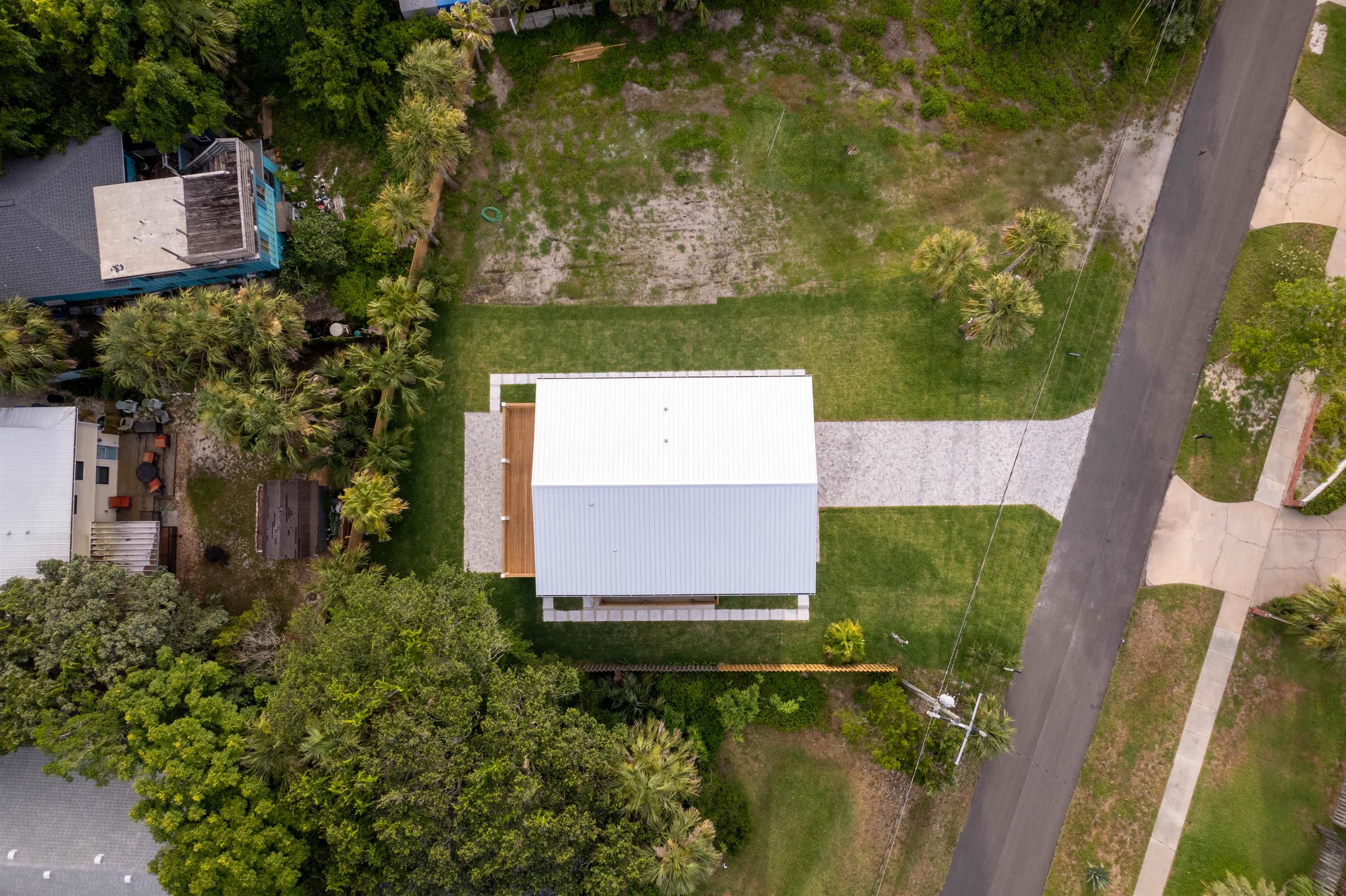 137 Ferrol Road St. Augustine, FL 32084 - Photo 50 of 53 an aerial view of house with yard and swimming pool