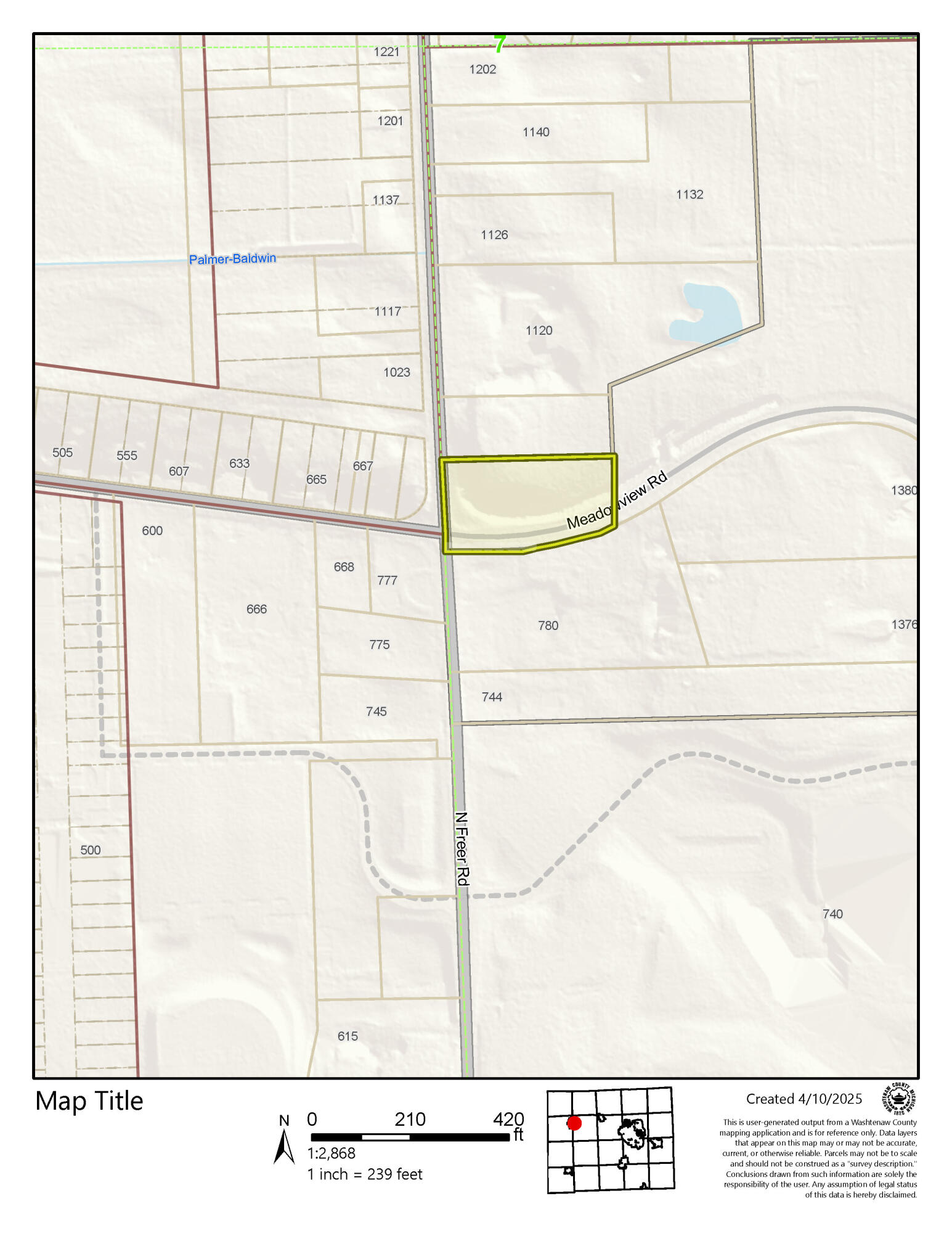 North Freer Road Chelsea, MI 48118 - Photo 2 of 20 06-07-07-430-009