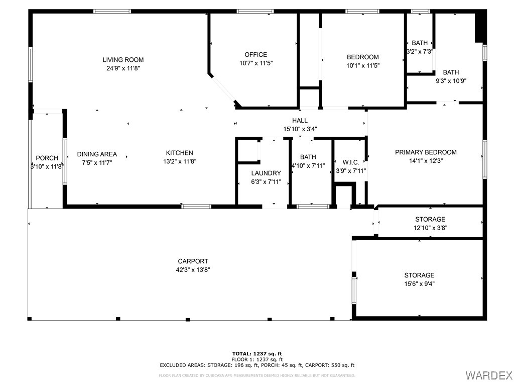 1545 East El Rodeo Road, Unit 106 Fort Mohave, AZ 86426 - Photo 50 of 50 Floor Plan