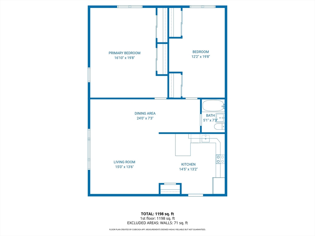 23 Elm Street, Unit 1 Manchester, MA 01944 - Photo 8 of 8 a picture of a floor plan