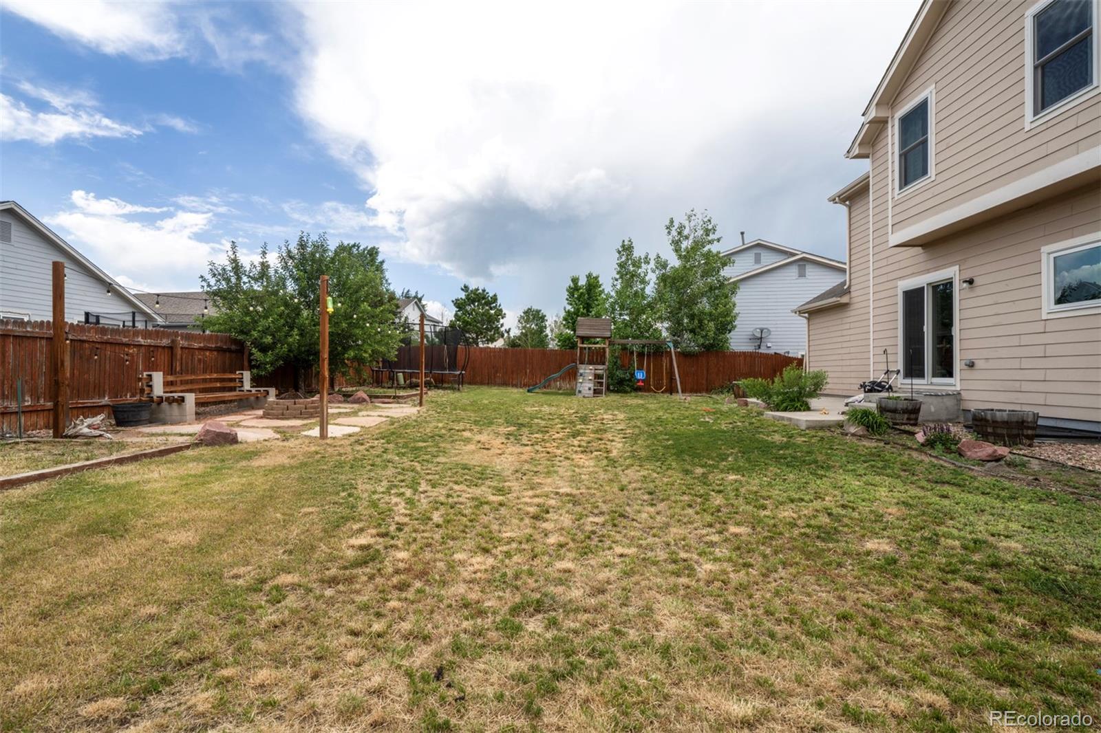 9364 Prairie Dunes Road Peyton, CO 80831 - Photo 17 of 18 a view of a garden with a house