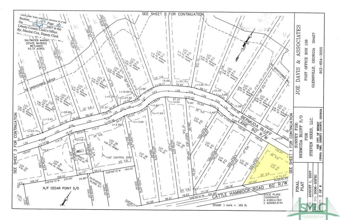 Lot 21 Bermuda Bluff Lane Midway, GA 31320 - Photo 25 of 31 Lot 21 Bermuda Bluff is .79 acres
