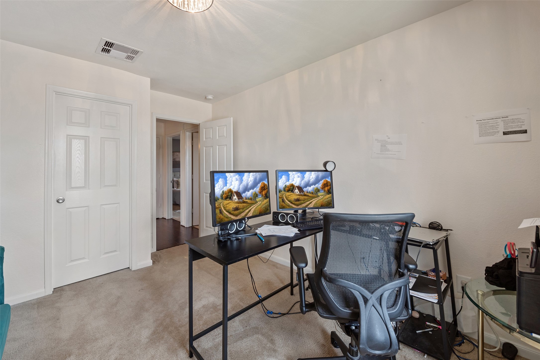 3554 Bennett Trails Drive Spring, TX 77386 - Photo 33 of 44 a work room with furniture and a flat screen tv